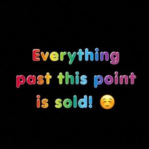 SOLD ITEMS: